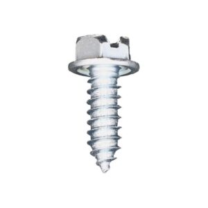 #14 x 3/4" Slotted Hex Washer Head License Plate Screw - Chrysler, Dodge, Jeep - Image 2