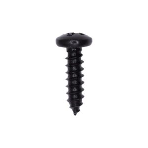 #6 x 1/2" Phillips Pan Head Tapping Screw - Black Oxide