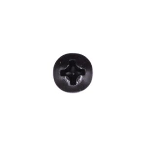 #6 x 1/2" Phillips Pan Head Tapping Screw - Black Oxide - Image 2