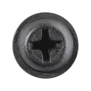 Phillips Flat Washer Head Tapping Screw 8 x 1-1/4" Black - Image 2
