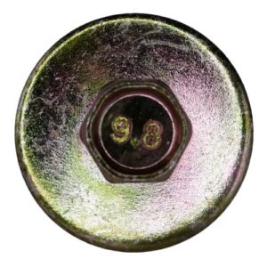 M6-1.0 x 28mm Indented Hex Washer Head Sems with Dog - Zinc - Image 2