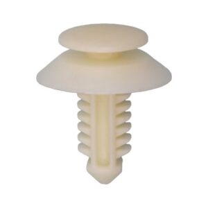 Door Trim Panel Retainer White Nylon - Ford, GM