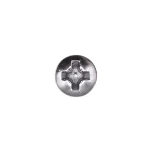 Phillips Oval Head Tapping Screw 8 x 3/4" Chrome #6 Head - Image 2
