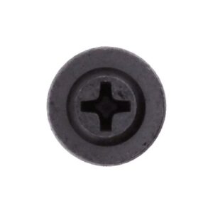 Phillips Flat Washer Head Tapping Screw #10 x 3/4" Black - Image 2