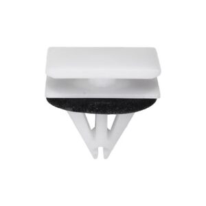 Ford Moulding Clip with Sealer, White Nylon