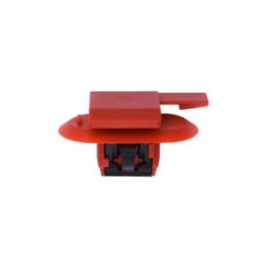 GM Moulding Clip with Metal Reinforcement - Red Nylon
